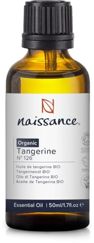Naissance Mandarinenöl (Tangerine) BIO (Nr. 126) - 50 ml - Naturreines Mandarine Ätherisches Öl - Ätherische Öle für Naturkosmetik, Aromatherapie, Duftlampe, Duftöl für Aroma Diffuser