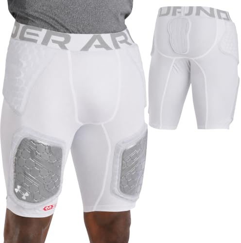 Under Armour Gameday Armour Pro 5-Pad Girdle White Medium