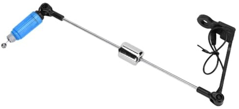 Chiffonade ‌Fishing Bite Alarm & Indicator Stainless Steel Swing Rod Signal Device for Carp Fishing(Blue)