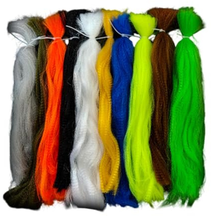 Gralara 10x Filo per Legare Le Mosche Filo per Legare Le Fibre Lunghe Accessorio per La Pesca Filo Versatile per Legare Le Mosche Filo per La Pesca a Mosca PE