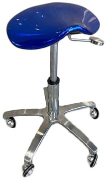 Sadelpall, ergonomisk rullstol, höjdjusterbar svängbar, 150 kg viktkapacitet, perfekt för spa och salonger