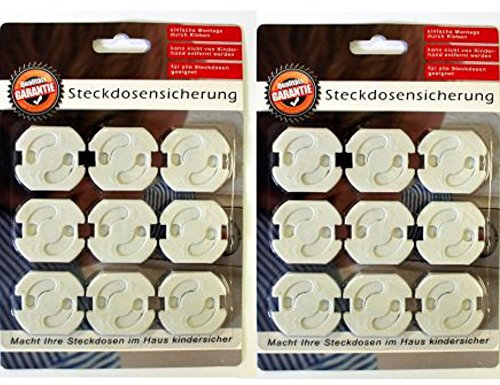 Steckdosensicherung Kindersicherung 9er Set Steckdosenschutz