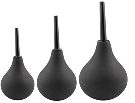 SUPVOX Ohrenreiniger Ohrreiniger Ohrenschmalzentferner Ohrenspülung Medizinische Ohrenspritze für Erwachsene Kinder 224 ml - Größe L (Schwarz)