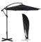 AMSAMOTION Umbrella Cover, Patio Cantilever Offset Umbrella Cover for 9ft to 13ft Cantilever Parasol Outdoor Market Umbrellas Cover with Zipper and Water Resistant Protector Black