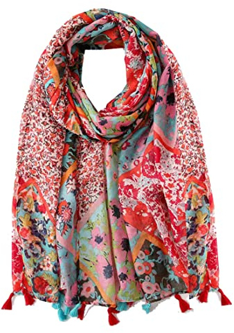 Ecroon Dam stola scarf huvuddukar halsduk festlig stola sommar halsduk solskydd halsduk för sandstrand