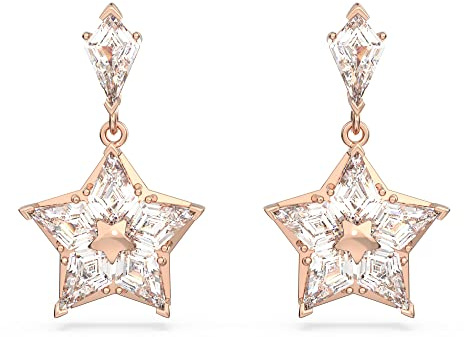 Swarovski, Stella Star Earrings, Weiß, One Size