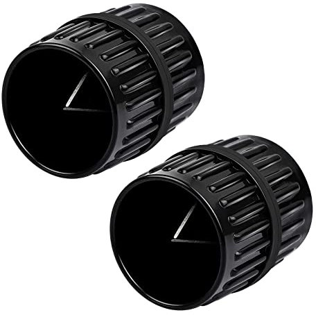DBAILY Herramienta De Desbarbado De Tubería,2pcs 5-40mm Escariador Interior y Exterior Cortadores De Tubería Cónico Gran Tamaño Durable Para Latón Tuberías Metálicas Desbarbar(Negro)