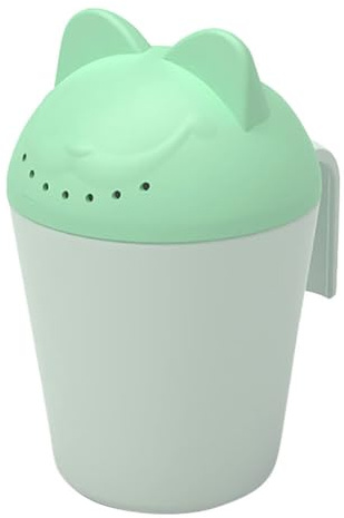 Baby Kinder Haarwaschbecher Badebecher,Baby Shampoo Spülbecher Badetasse Rinser Spülen Krug Augen und Ohren Schutz Haarwaschhilfe Spülapparat für Baby Badewanne Wasserfall Spielzeug