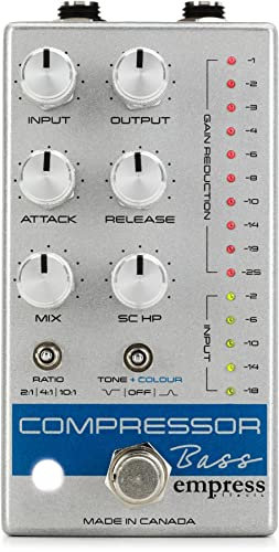Empress Effect Bass Compressor Silver – Pedal Kompressor