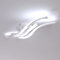 Comely Plafoniera LED Soffitto, 24W 2700LM Alluminio Lampadario Moderna con 3 Luci Curve, Luci a LED per Soggiorno, Cucina, Corridoio,Camera da Letto Luce Bianca Fredda 6500K, Lunghezza 52cm