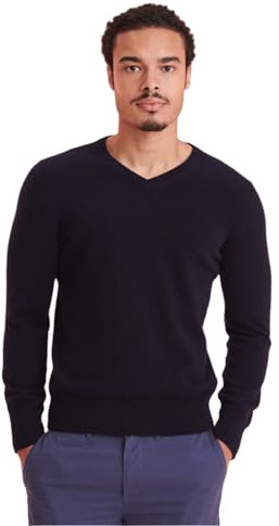 NAADAM Men's Original 100% Pure Cashmere V-Neck Pullover Sweater