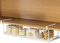 Yorbay Unterregal Hängekorb, Metall Hängekorb Regal Unterregal Aufbewahrungskorb Verstellbarer 38-70 cm, Schrankkorb für Küche, Schrank, Schuhschränken und Kleiderschränken(Weiß)