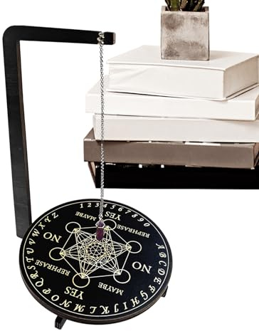 Pendulum Stand - Tavola Di Guida Spirituale Per Pendolo,Accessori Mistici Per Meditazione Pulizia Spirituale Lettura Tarocchi Impostazione Altare