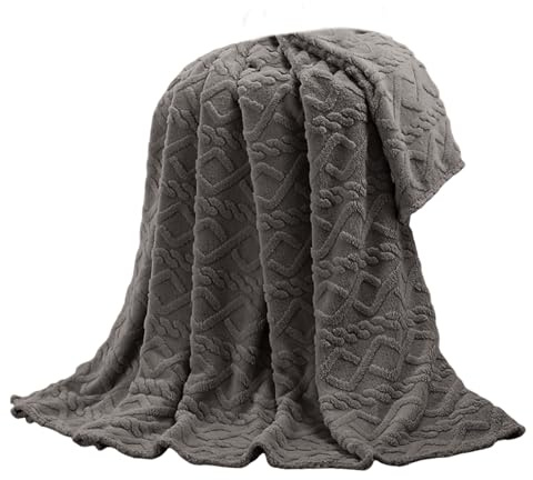 LAIOUSN Elegante manta de microfibra suave cálida y cómoda para cama, manta de peluche suave