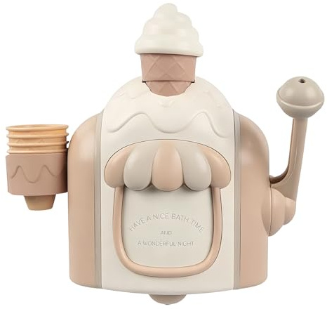 Giocattolo da bagno | Macchina per le bolle da bagno | Giocattolo per gelatiera per bambini | Bagni Gelati Creme Schiuma Maker | Giocattoli da doccia per bambini 4 agli 8 anni