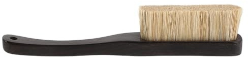Toyvian Cepillo de Tiza para Escalada al Aire Libre con Cerdas de Pelo de Jabalí, Mango de Madera Ergonómico, Herramienta Portátil para Limpiar Presas y Agarres de Boulder en Roca