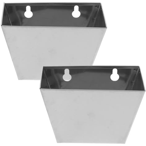 KAILIKETIY Recolector de Tapas de Botellas de Acero Inoxidable para Montaje en Pared, Contenedor de Almacenamiento 2 Piezas, Recogedor de Tapas de Cerveza para Bar y Hogar, Abridor Funcional
