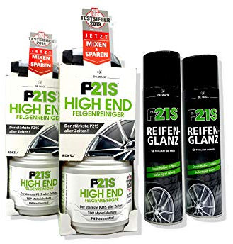 DR.WACK P21S | 2x HIGH END Felgenreiniger + 2x Reifenglanz (1230,1290)