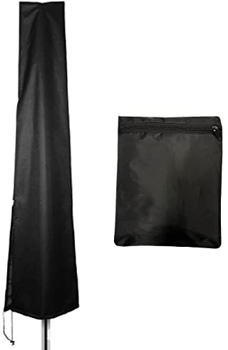 FLYAMAPIRIT Sonnenschirmbezug Wasserdichter großer Schirmbezug Schutzhülle für Sonnenschirm mit Reißverschluss und verstellbarem Kordelzug Lichtbeständiger Bezug aus Oxford-Gewebe (190 x 30 x 50 cm)