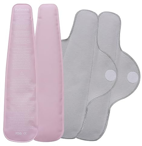 Pallesen Reusable Perineal Ice Packs, Perineal Cooling Pad, Postpartum Cold Packs, Cold and Hot Pack for Women After Birth and Delivery, Pregnancy & Hemorrhoid Pain Relief, Vaginal Discomfort