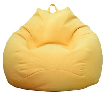 WWQQKJ Puf para Niños y Adultos Funda De Decoración para Sala De Estar, Dormitorio, Jardín, Salón, Balcón, Sin Relleno (Color : Blue, Size : 70x80cm)