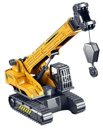 Fenteer Baufahrzeug, Spielzeugkran, Technik-LKW, Spielfahrzeug, Geburtstagsgeschenk, Baukräne für Jungen, Mädchen, Kinder, Kleinkinder