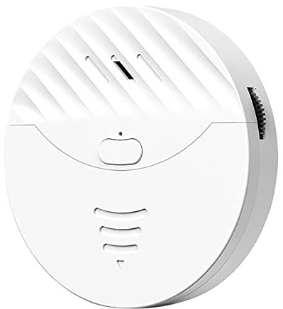 Jzoowar Tuya Smart WiFi Alarma Puerta y Ventana Sensor de VibracióN Alerta de ProteccióN de Seguridad Funciona con Alexa, Smart Life ()