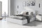 Interbeds Polsterbett Bett Doppelbett mit Stauraum mit Lattenrost Bettkasten Boxspringbett hydrophob gepolsterter Bettrahmen (weiß, 160x200)