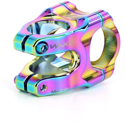 CYSKY Potencia 31.8 35mm MTB Vástago Corto Manillar Ultra-Ligero CNC Aleación de Aluminio 35mm Abrazadera de Manillar para Bicicleta de Montaña Bicicleta de Carretera BMX Downhill (Colorido)