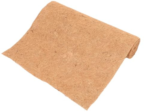 EXHUMKY Alfombra para Mascotas De Fibra Natural De para Reptiles Sustrato Transpirable y Absorbente para Terrarios Cómoda y Segura para Tortugas y