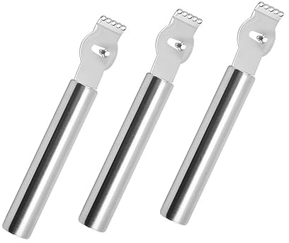 Healifty Rallador De Limón De Acero Inoxidable Multifuncional 3 Piezas, Mango Ergonómico, Fácil Limpieza, Herramienta De Cocina Para Limón, Queso y Frutas