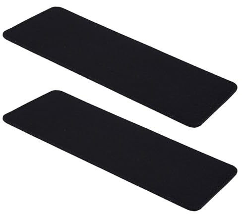 NICENEEDED 2 Pieza Moldeador de Base de Bolsa de Fieltro, Almohadilla Moldeadora de Fondo de Bolso de 14.8 x 6.7 Pulgada, Inserto de Tablero de Revestimiento para Bolso, Esquina del Arco Negro