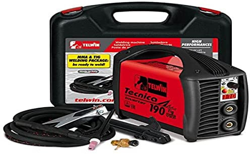 TELWIN 816220 Telwin Modelo Premium Tig 200 HF Soldadora Inverter, 365mm x 135mm x 277 mm