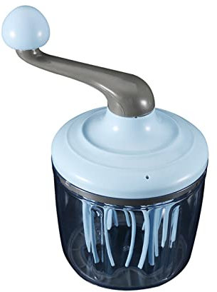 Manuelle Ei-Sahne-Schneebesen Hand Typ Schaum-Hersteller, Hand Typ Ei-Sahne-Schneebesen Multifunktions-Schneebesen praktische Küche Werkzeug 1100ml