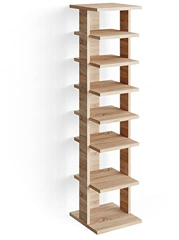 Vicco Schuhschrank Sara, Garderobenständer, Sonoma, 26.7 x 110 cm