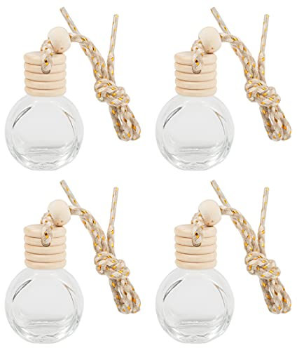 CWED 4 Stück auto duft leere Flasche,Duftbaum auto Langanhaltender Duft im Auto oder zu Hause