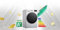 LG AI DD F4R3010NSWW Lavatrice Classe A -10%, Carica Frontale Serie R3, Lavatrice 10kg, 1400 giri, AIWash, Lavaggio a vapore, Motore Direct Drive, Smart Diagnosis, Libera installazione, Bianca