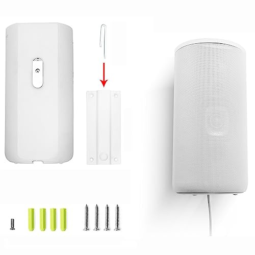 Aokicase Kompatibel mit Sony/HT-A9 Lautsprecher Halter Wandhalterung Sony/HT-A9 Lautsprecher Ständer Halterung Zubehör,Lautsprecher Zubehör Rack,Halterung für Heim-Lautsprecher-Systeme(Weiß) 2 PCS