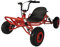 Gasbetriebenes Go-Kart mit 90 cc für Erwachsene und Kinder, 2-Takt-Motor, 15,2 cm Offroad-Reifen, verstellbare Federung und Scheibenbremsen, 180 kg Kapazität, über 30 km Reichweite (Ölmischung im