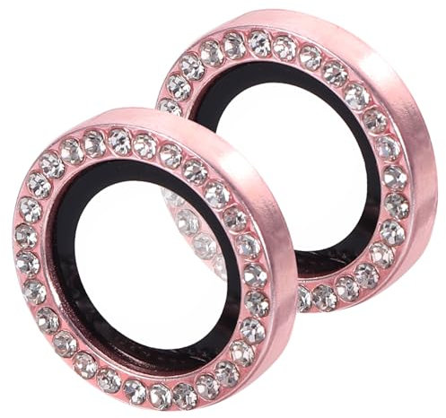 UKCOCO Phone Camera Lens Protector 15/15 Lens Ring Protective Cover for Rear Camera Fingerprint