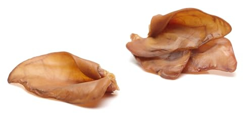 Frigera Orejas de Cerdo 100 uds. (Aprox. 35-40g) 3500g – Snack Natural para Perros, Masticación Prolongada, Cuidado Dental, Sin Gluten ni Cereales