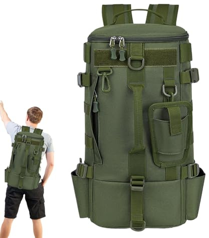 Générique Sac À Dos De Pêche - Sac De Pêche - Sacoche Étanche Rangement Appâts Pour Kayak Randonnée Moto Chasse Expéditions