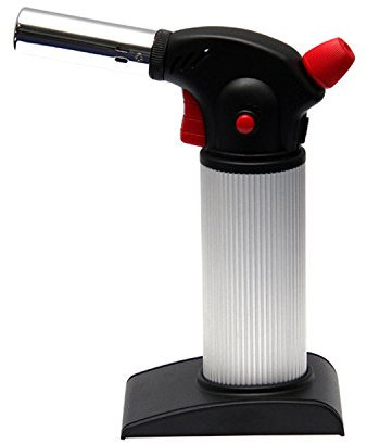 Lurch 10890 Butangasbrenner zum Flambieren, für Creme Brule, zum Kamin oder Grill anzünden, für Feuerwerk und mehr, Schwarz