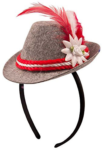 Folat 20970 - Tiroler Mini-Hut - rot, Einheitsgröße