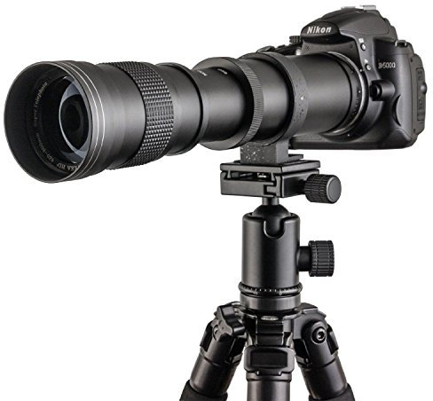 Fotga 420-800mm f / 8.3-16 Super Telezoom Lens Telephoto Lens Zoom Lens Vario Lens Lens with T-EOS T2 Adapter for Canon EOS 1D, 5D, 6D, 7D, 10D, 20D, 30D, 40D, 50D, , 350D, 400D, 450D, 500D, 550D, 600D, 700D, 1000D, 1100D, 1200D and more DSLR / SLR cameras