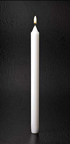 Set of 24 Altar Candle 12 x 7/8 Stearic Self Fitting(24 Pack)