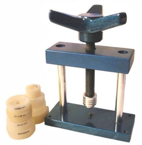 Watch Case Closer 8 Dies Case Closing Tool 14-30mm Heavy Duty Bench Mount
