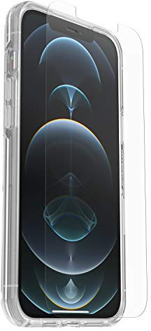 Otterbox Pack de Protection Contre Les Chutes pour iPhone 12 Pro Max; Symmetry Clear, supporte 3 x Plus de Chutes Que la Norme Militaire et Protecteur écran en Verre, Anti-Rayures, Transparent