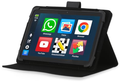 Bleta – Tablet für ältere Menschen, einfach zu bedienen, großes Display 10,1, Whatsapp, Anrufe und Videoanrufe, 4 GB RAM, 64 GB, USB-C, SIM-Kartensteckplatz