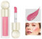 zalati Rubor líquido de 7,5 ml, suave, color mejillas, color crema, impermeable, de larga duración, para ojos, cara, labios, ciruela